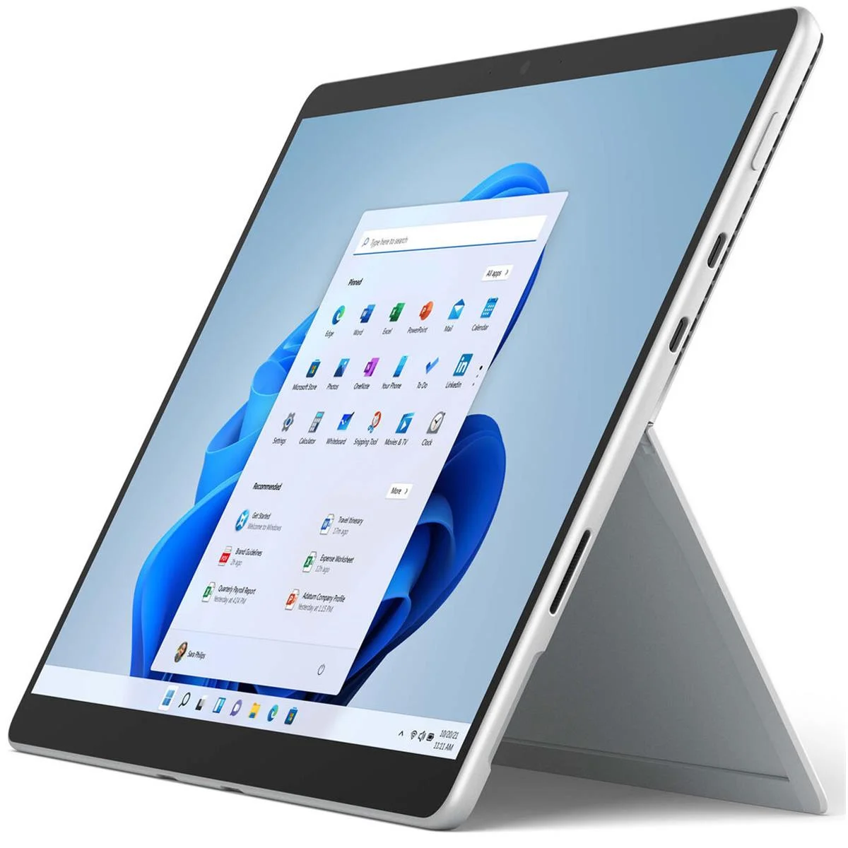 Microsoft Surface Pro 8 Tableta de 13" Intel Core i7-1185G7 16GB RAM 1TB SSD Platino