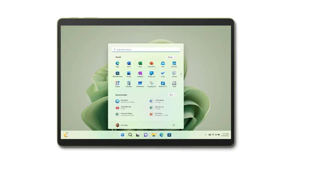Microsoft Surface Pro 9 13″ 2-in-1, intel i7-1255U, 16GB RAM, 256GB SSD, W11 Home Forest - Imagen 2