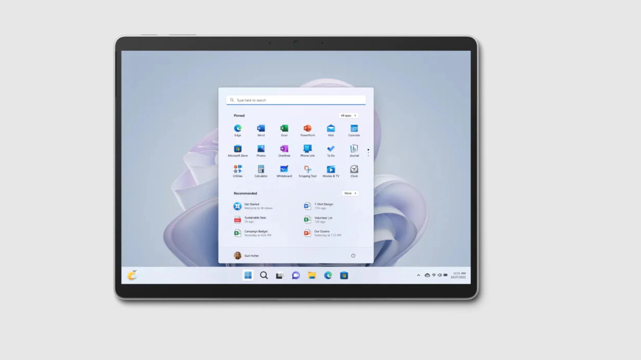 Microsoft Surface Pro 9 13″ 2-in-1, intel i5-1235U, 8GB RAM, 128GB SSD, W11H, Platinum - Image 4