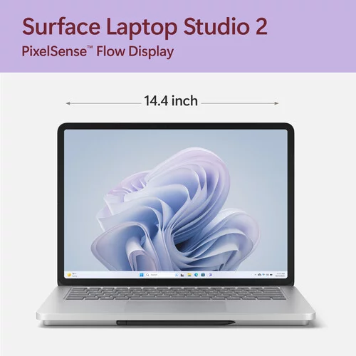 Microsoft Surface Laptop Studio 2 14.4" Tablet 2-in-1 Laptop 120Hz Intel Core i7-13700H 16GB RAM 512GB SSD NVIDIA GeForce RTX 4050 6GB Platinum - Imagen 9